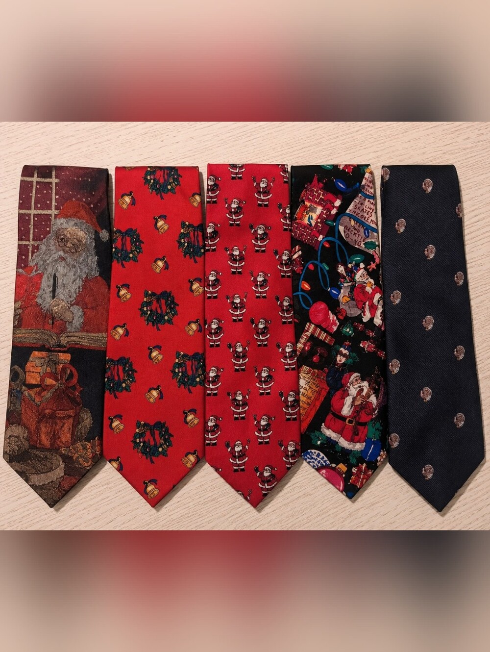 5 HolidaySilk Ties